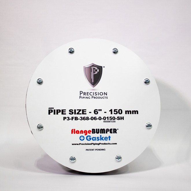 P3 flangeBUMPER with gasket creating an airtight seal on a 6 inch flange P3 flangeBUMPER with gasket creating an airtight seal on a 6 inch flange