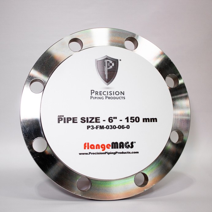 P3 flangeMAGS magnetic flange protector on a 6 inch flange P3 flangeMAGS magnetic flange protector on a 6 inch flange