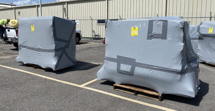 zerust-shrink-wrapped-equipment-units-outdoor